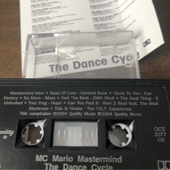 MC Mario Mastermind Dance traxx Vintage Cassette Tape - Picture 7 of 7